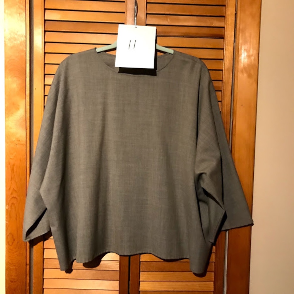eskandar wool/cashmere top
